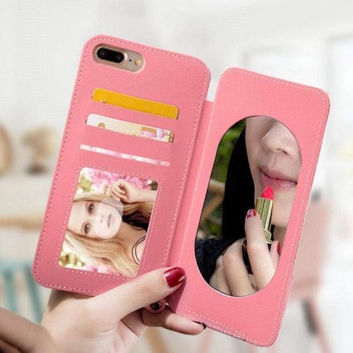 Coque Miroir portefeuille pour votre iPhone