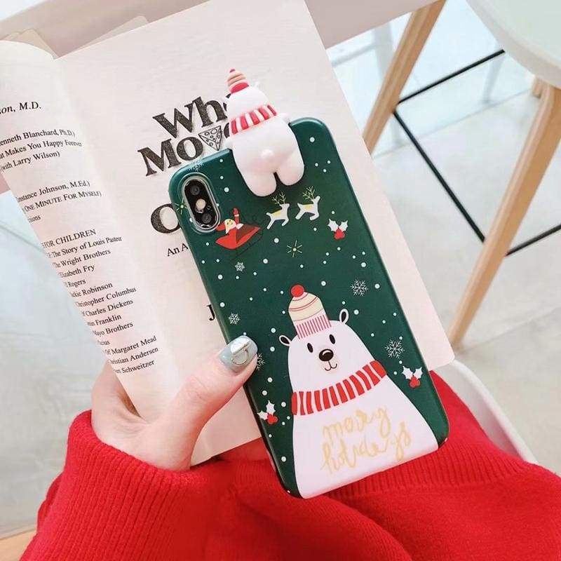 Coque pour NOËL en Silicone Haute Protection pour iPhone - Coques