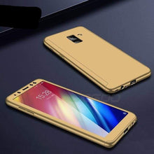 Charger l&#39;image dans la galerie, Coque résistante Anti rayures avec Protection 360 Degrés Pour Samsung - A8 2018 / Or - Samsung Cases

