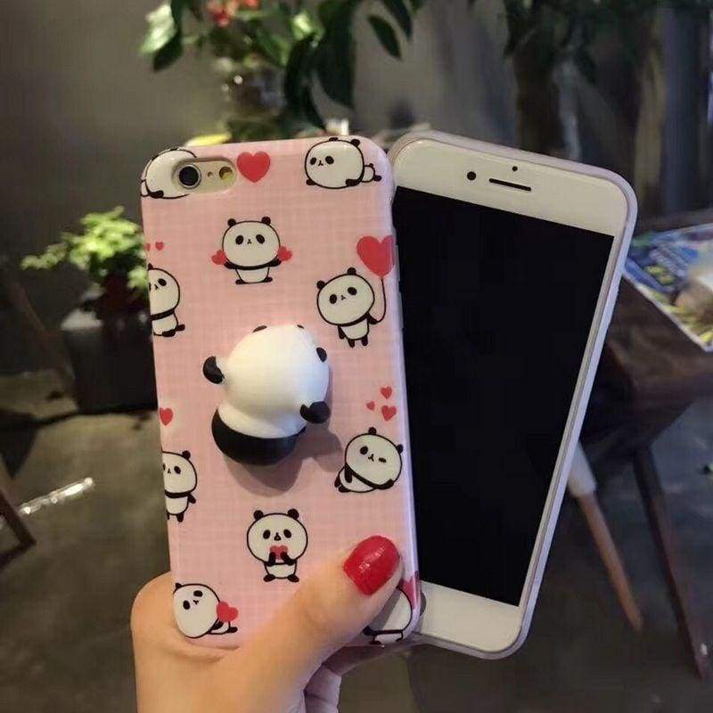 Coques Panda 3D en silicone ou résine pour votre iPhone - Livraison Gratuite - Panda / iPhone6