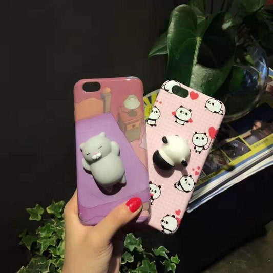 Coques Panda 3D en silicone ou résine pour votre iPhone - Livraison Gratuite