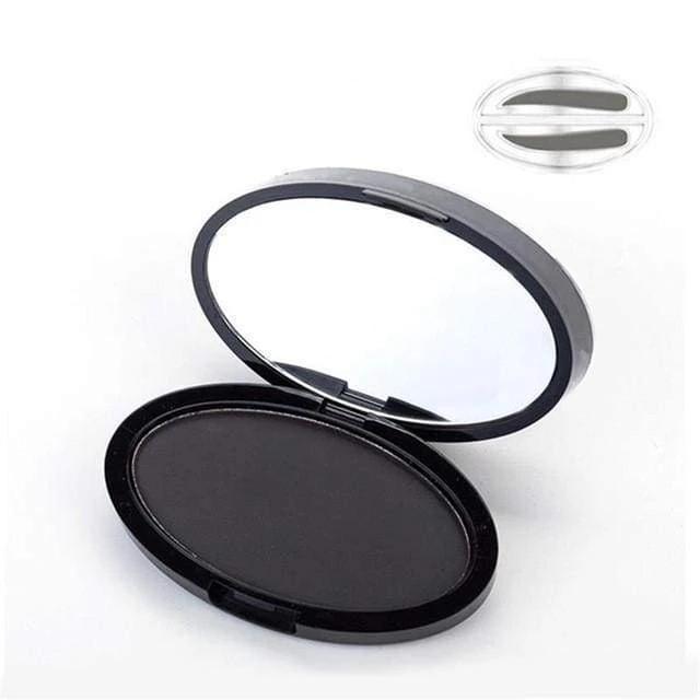 DES SOURCILS PARFAITS EN 3 SECONDES AVEC LE TAMPON À SOURCILS - Gris - Forme Droite - Eyebrow Enhancers