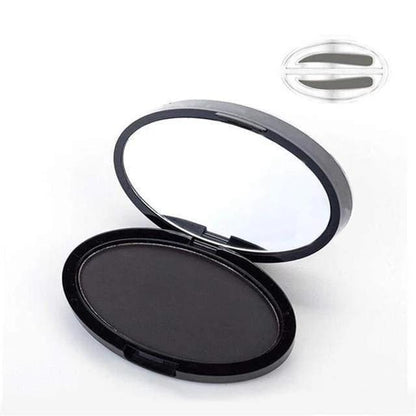 DES SOURCILS PARFAITS EN 3 SECONDES AVEC LE TAMPON À SOURCILS - Gris - Forme Droite - Eyebrow Enhancers