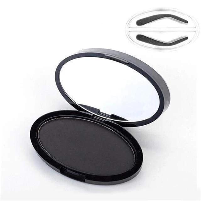DES SOURCILS PARFAITS EN 3 SECONDES AVEC LE TAMPON À SOURCILS - Gris - Forme du Pont - Eyebrow Enhancers