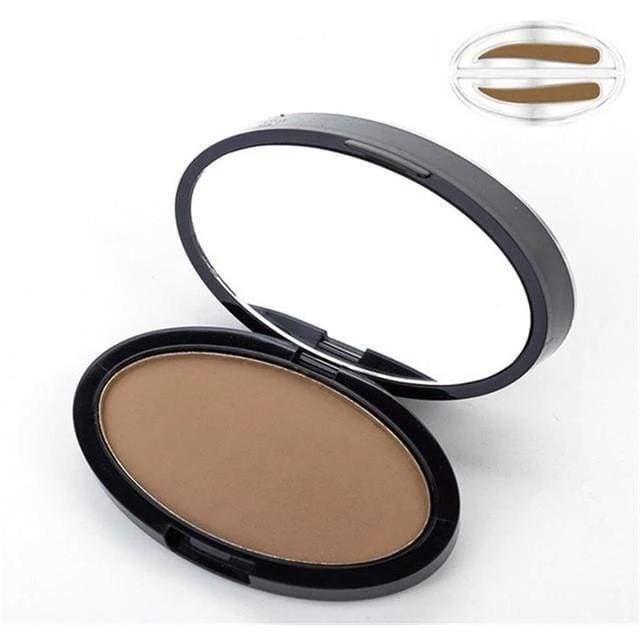 DES SOURCILS PARFAITS EN 3 SECONDES AVEC LE TAMPON À SOURCILS - Marron Clair - Forme Droite - Eyebrow Enhancers