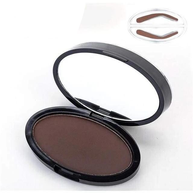 DES SOURCILS PARFAITS EN 3 SECONDES AVEC LE TAMPON À SOURCILS - Marron Foncé - Forme du Pont - Eyebrow Enhancers