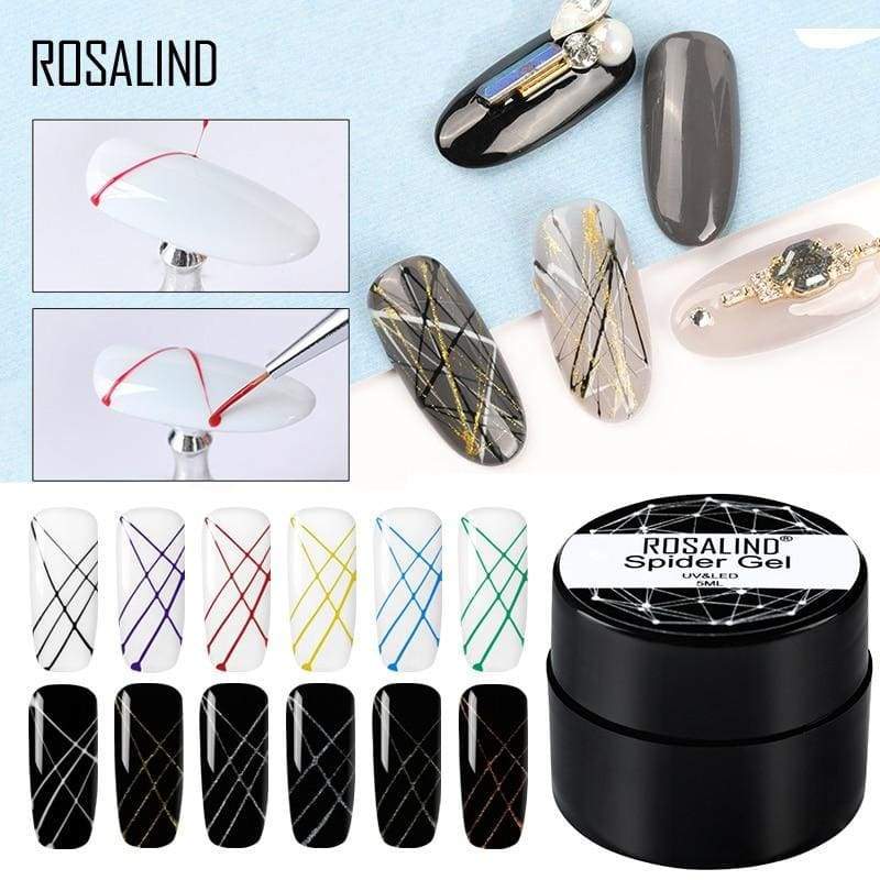 Gel à ongles pour Dessin daraignée Semi permanent - Nail Gel