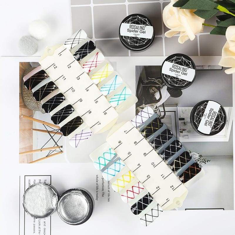 Gel à ongles pour Dessin daraignée Semi permanent - Nail Gel