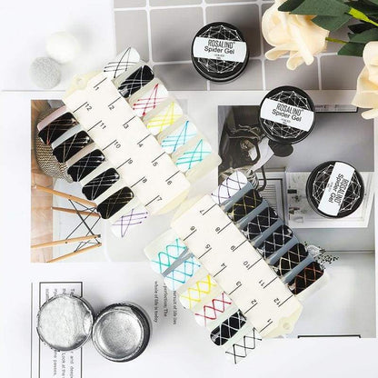 Gel à ongles pour Dessin daraignée Semi permanent - Nail Gel