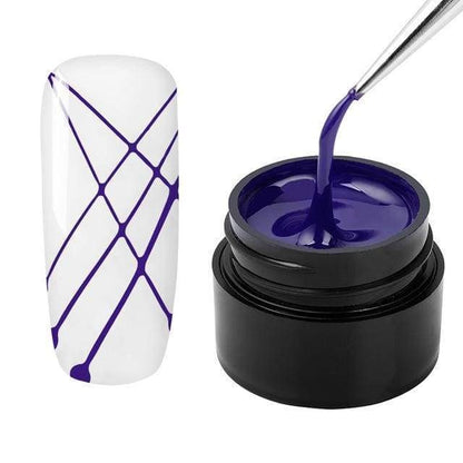 Gel à ongles pour Dessin daraignée Semi permanent - Violet - Nail Gel