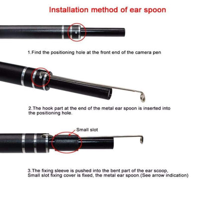 kit De Nettoyage De Canal Oreille avec Caméra Endoscope - Livraison Gratuite - Oreille Soins
