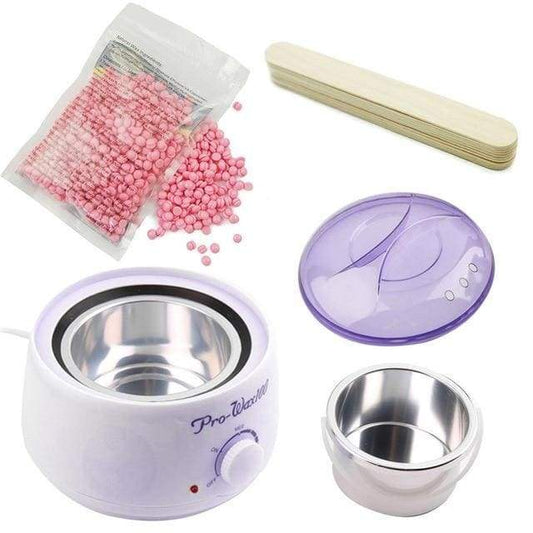 Kit dépilation Pro WAX (+ 4 sachets WAX offerte ) Machine + WAX Rose - Hair Removal Cream
