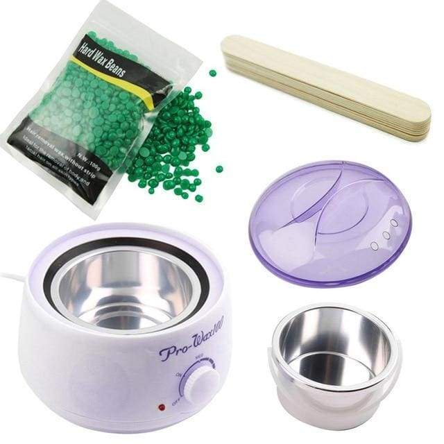 Kit dépilation Pro WAX (+ 4 sachets WAX offerte ) Machine + WAX Vert Aloe - Hair Removal Cream