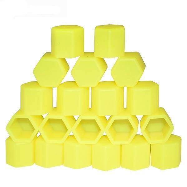 Lumineux cache écrou - Livraison Gratuite - Jaune / 17inch - Autocollants De Voiture