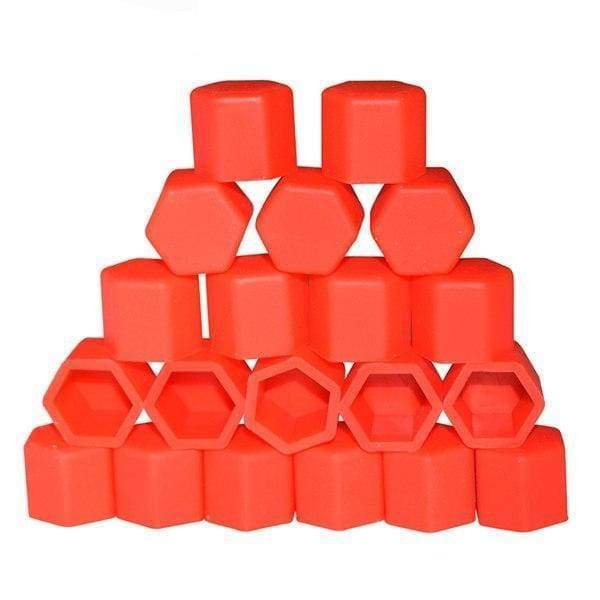 Lumineux cache écrou - Livraison Gratuite - Rouge / 17inch - Autocollants De Voiture