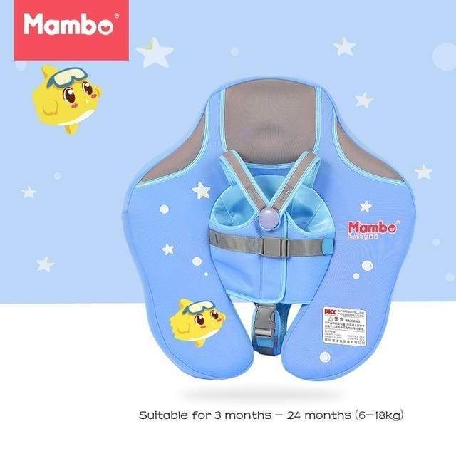 Mambo Flotteur De Natation Solide pour Bébé - Modèle 001 / Bleu - Accessoires