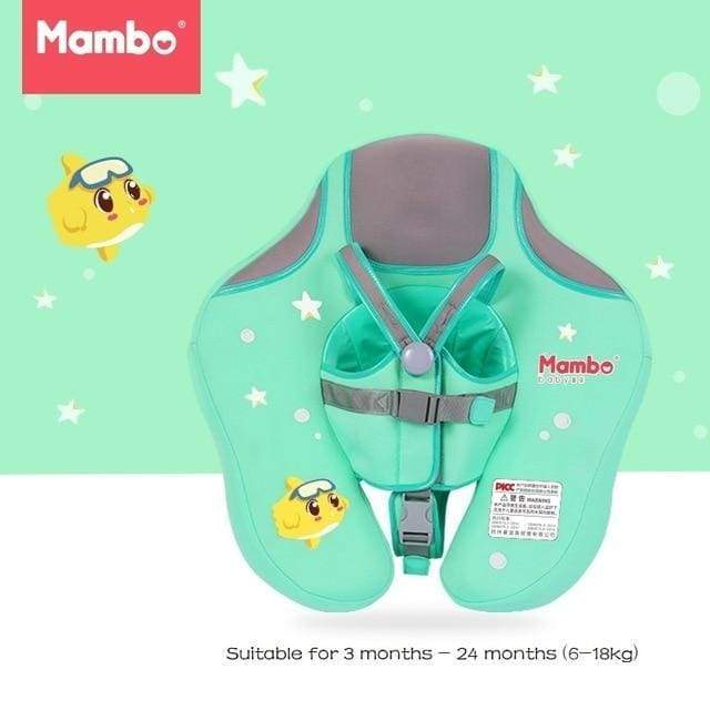 Mambo Flotteur De Natation Solide pour Bébé - Modèle 001 / Vert - Accessoires