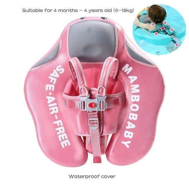 Mambo Flotteur De Natation Solide pour Bébé - Modèle 003 / Rose - Accessoires