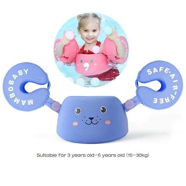 Mambo Flotteur De Natation Solide pour Bébé - Modèle 005 / Bleu - Accessoires