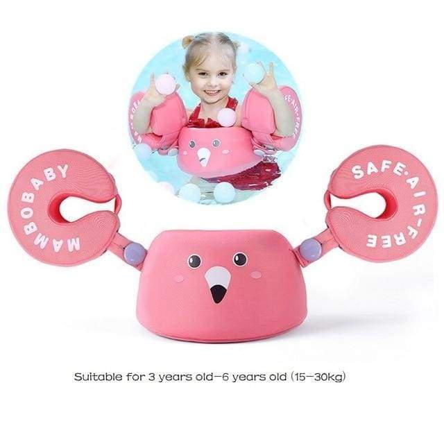 Mambo Flotteur De Natation Solide pour Bébé - Modèle 005 / Rose - Accessoires