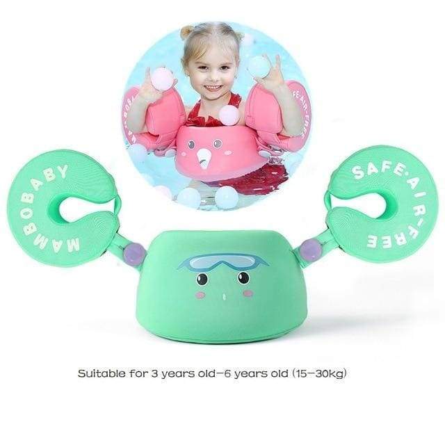 Mambo Flotteur De Natation Solide pour Bébé - Modèle 005 / Vert - Accessoires