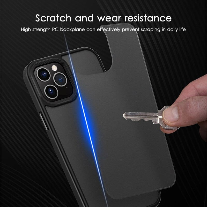 Coque avec Technologie d'absorption des Chocs TPU Pour iPhone