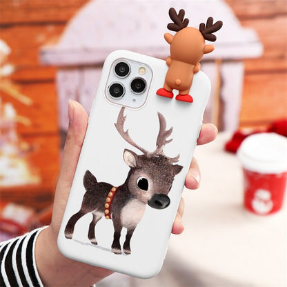 Funda navideña de silicona de alta protección para iPhone