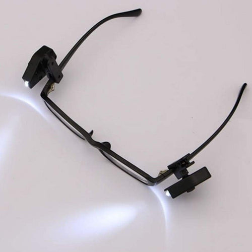 Mini lumière LED pour lunettes 2pcs- Livraison Gratuite - Book Lights