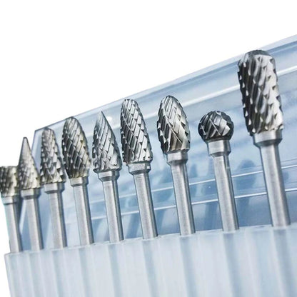 Outils rotatifs 10 fraises en carbure de tungstène 3x6mm