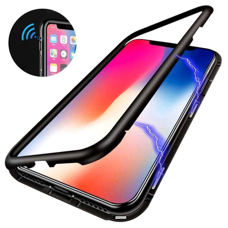 Nouvelle Coque à Adsorption Magnétique Super Résistante Pour iPhone