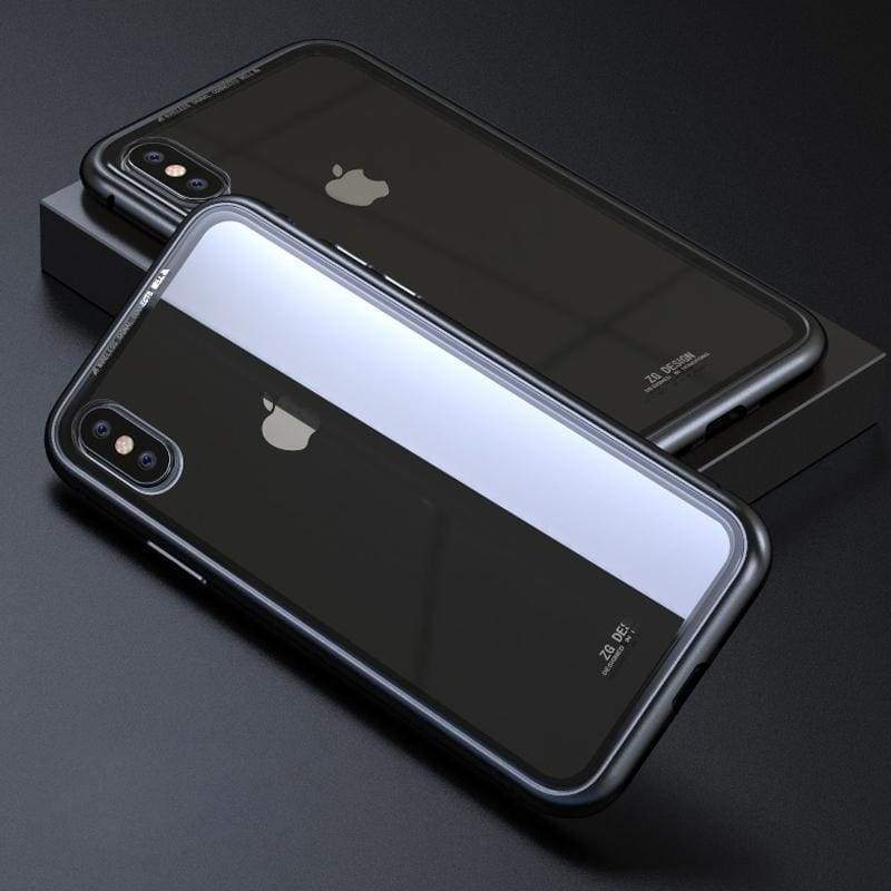 Nouvelle Coque à Adsorption Magnétique Super Résistante Pour iPhone