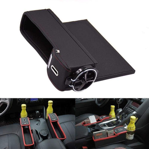 Organisateur de siège auto avec porte monnaie & gobelet - Rangement Rangement