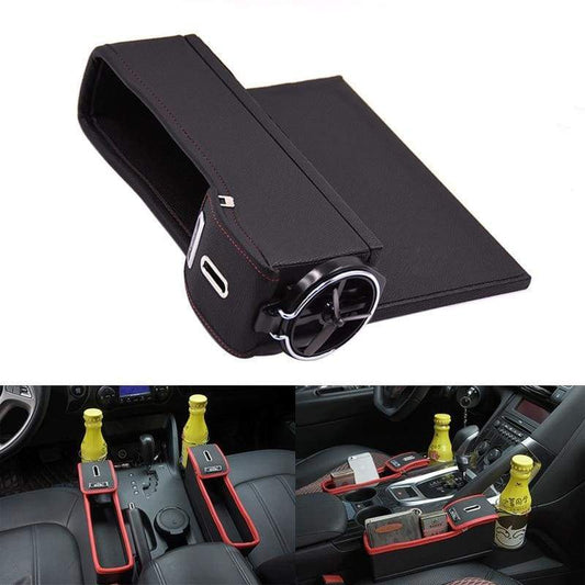 Organisateur de siège auto avec porte monnaie & gobelet - Rangement Rangement