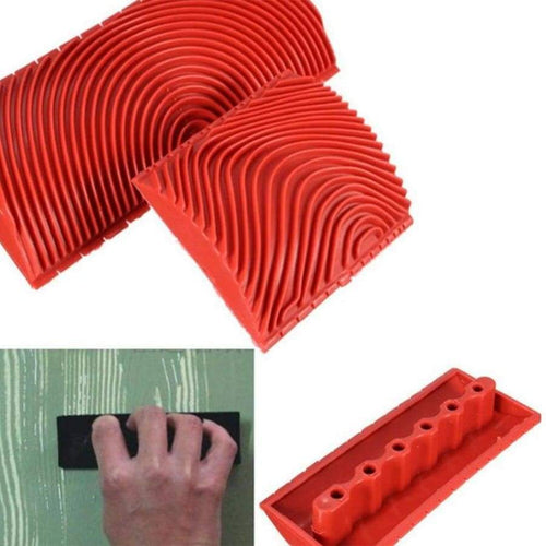 Outil de Peinture en Caoutchouc motif Grain de Bois - Ensembles doutils de peinture