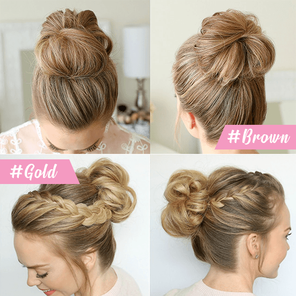 Chignon pour des Cheveux volumineux Chic et Facile À Porter Synthetic Chignon 