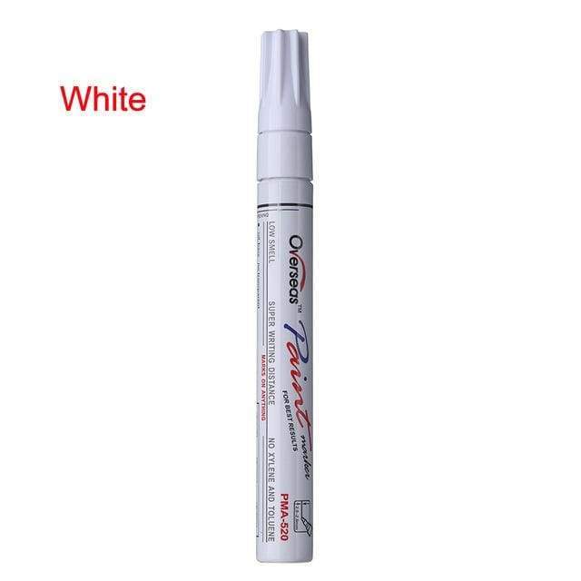 Stylo de peinture de pneu de voiture - Blanc - Car Stickers