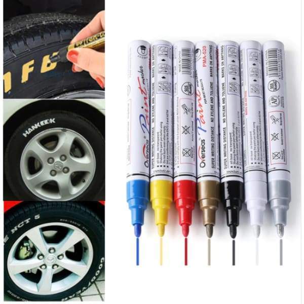 Stylo de peinture de pneu de voiture - Car Stickers