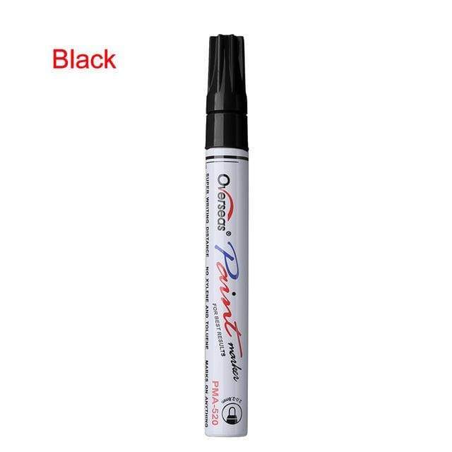 Stylo de peinture de pneu de voiture - Noir - Car Stickers