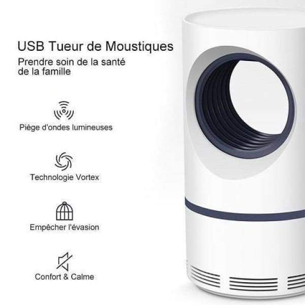 TueMoustiques 3.0 :Lampe LED anti-moustiques muet - USB Gadgets