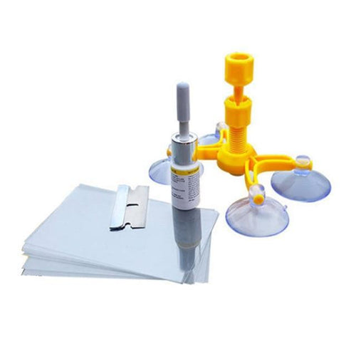 Kit de reparación de cristales y ventanas agrietadas para automóviles