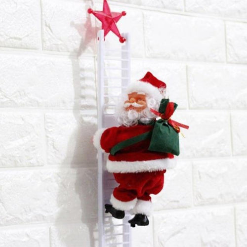 Fantastique Père Noël électrique grimpeur Pendentifs et ornements pendants M002 
