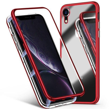 coque à adsorption magnétique Pour iPhone 11/11 Pro / 11 pro Max Coques iPhone X Rouge 