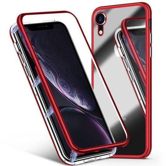 coque à adsorption magnétique Pour iPhone 11/11 Pro / 11 pro Max Coques iPhone X Rouge 