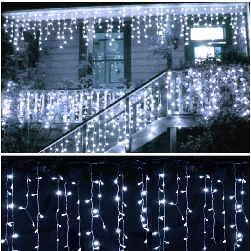 Guirlande Lumineuse LED Type Rideau pour Noël